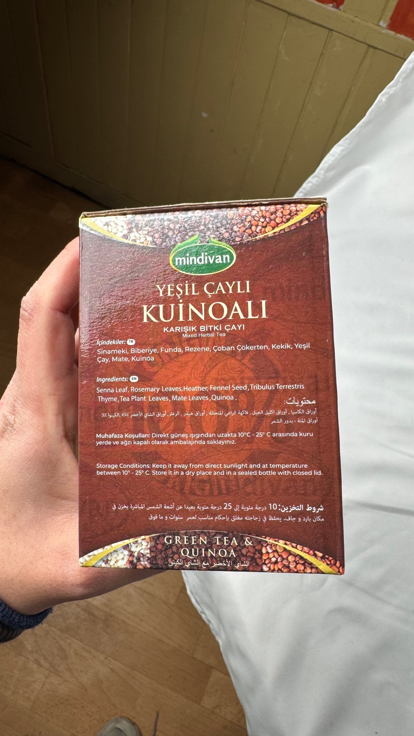 Yeşil Çaylı Kuinoalı Bitkisel Karışım Special Çay