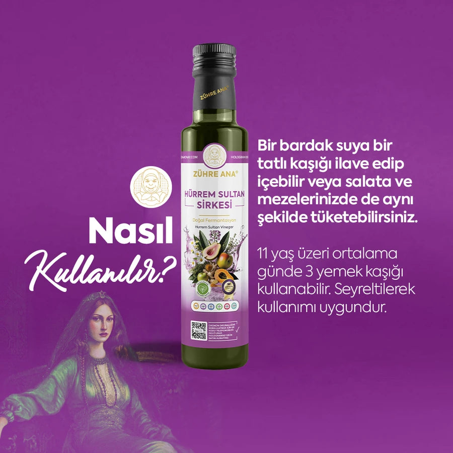 Zühre Ana Hürrem Sultan Essig natürliche Fermentation