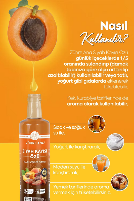 Zühre Ana Siyah Kayısı Özü