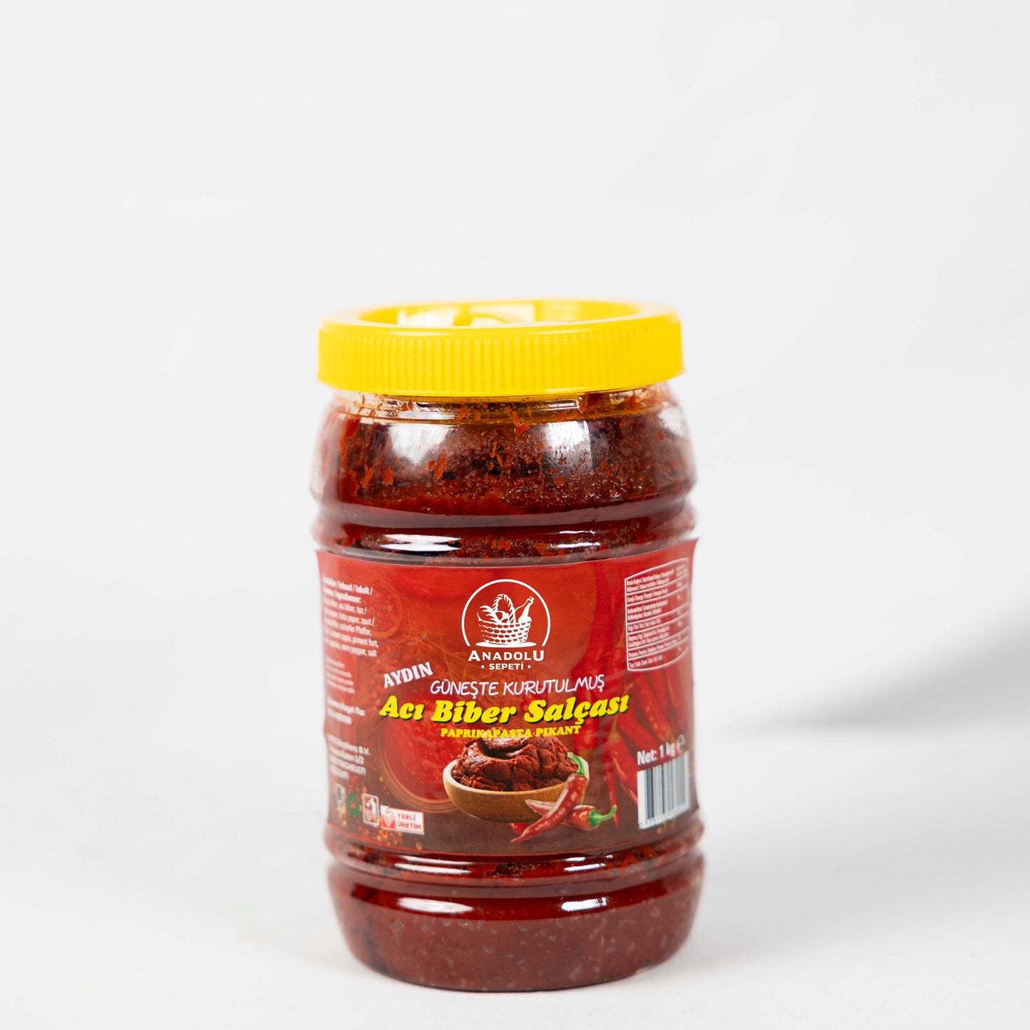 Ev Yapımı Güneşte Kurutma Katkısız Acı Biber Salçası 1kg