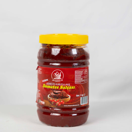 Ev Yapımı Güneşte Kurutma Katkısız Domates Salçası 1Kg
