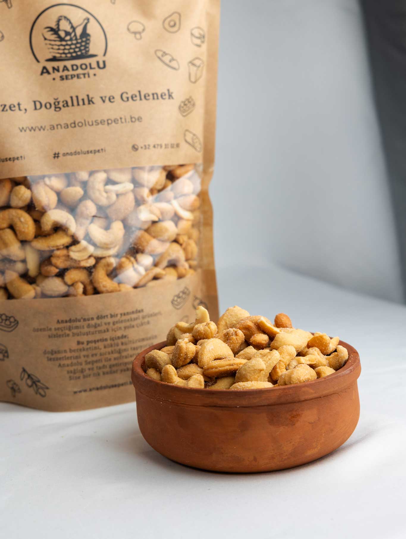 Kavrulmuş Kaju Fıstığı (Tuzlu) 800g
