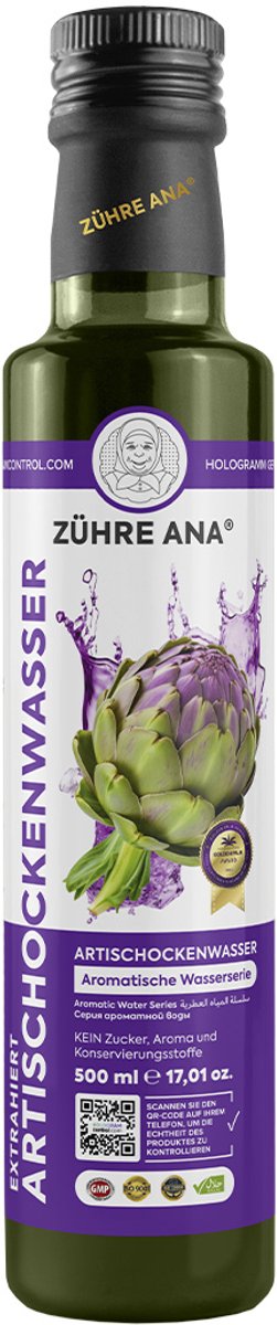 Zühre Ana Artischockenwasser mit Extrakt – 500 ml 